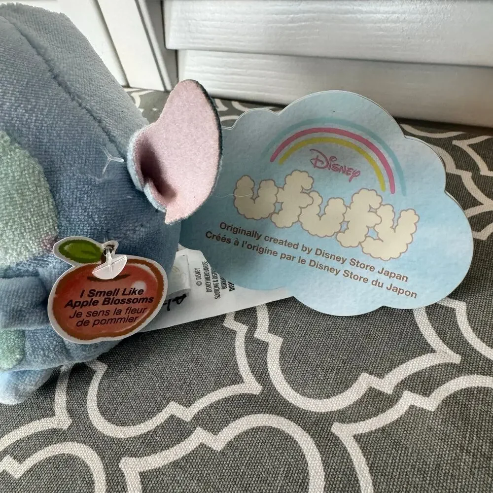 NWT Disney Stitch Ufufy Mini Plush Stuffed Animal Apple Blossom Christmas Gift